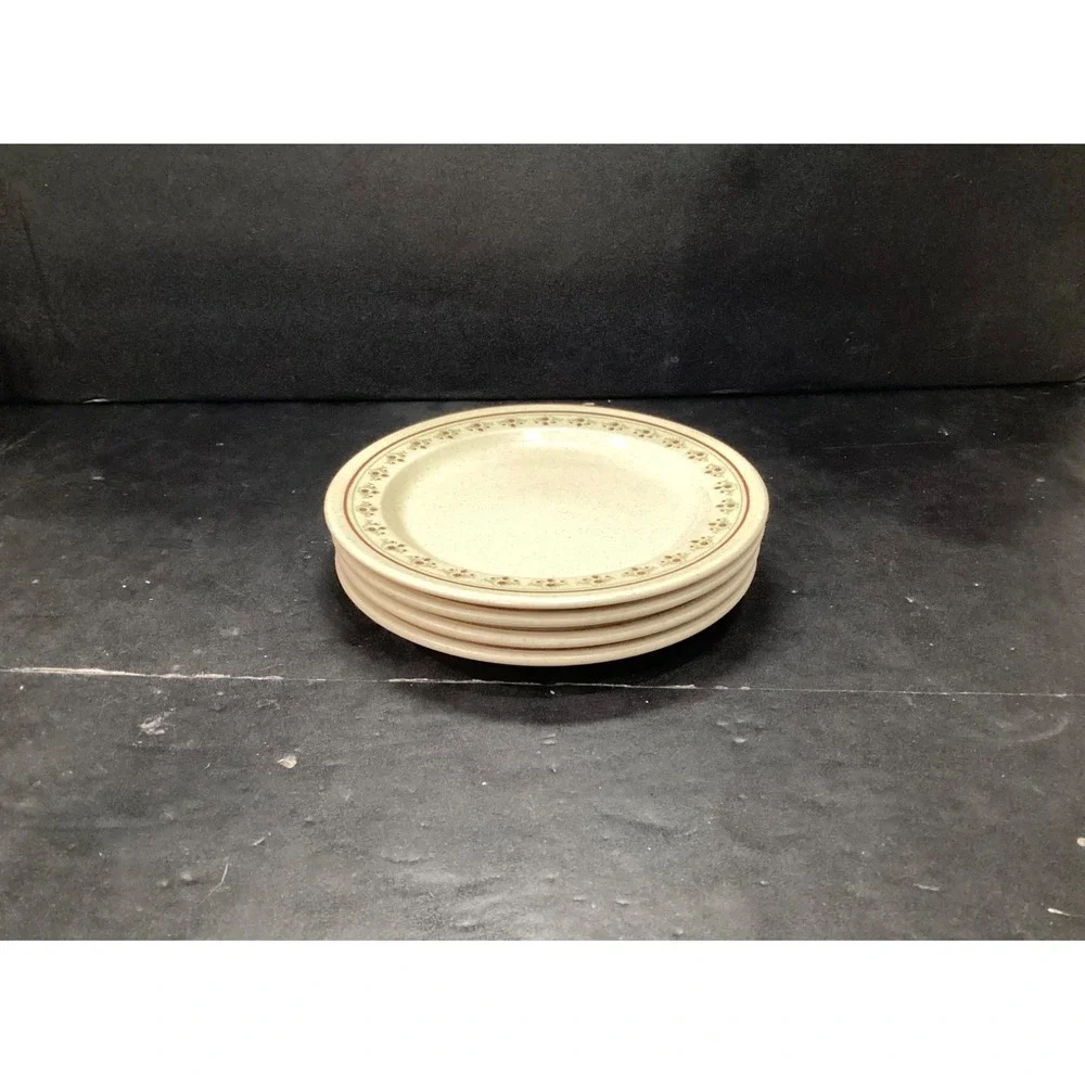 Anchor‎ Hocking Ironstone CHANTILLY Salad Plates USA 7.5
